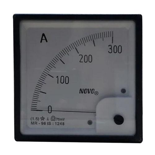 96Mm Moving Coil Dc Ammeter - Color: As Per Availability