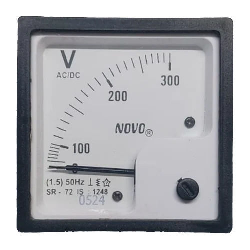 72Mm Moving Iron Ac Volt Meter - Color: Different Available