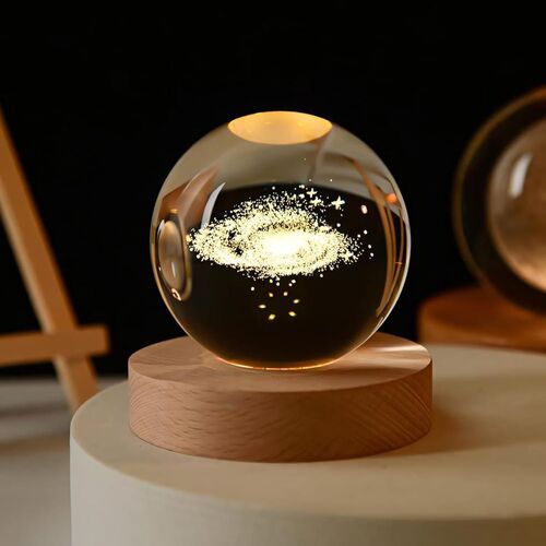 3d Galaxy Design Night Lamp