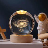 3d Galaxy Design Night Lamp