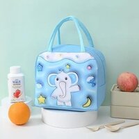 Mitsico Insulated Reusable Polyester Lunch Bag For Kids Printed Lunch Bag For School, Picnic, Outdoor, Gym Tiffin Bags For Lunch Box - Cavity Quantity: Single