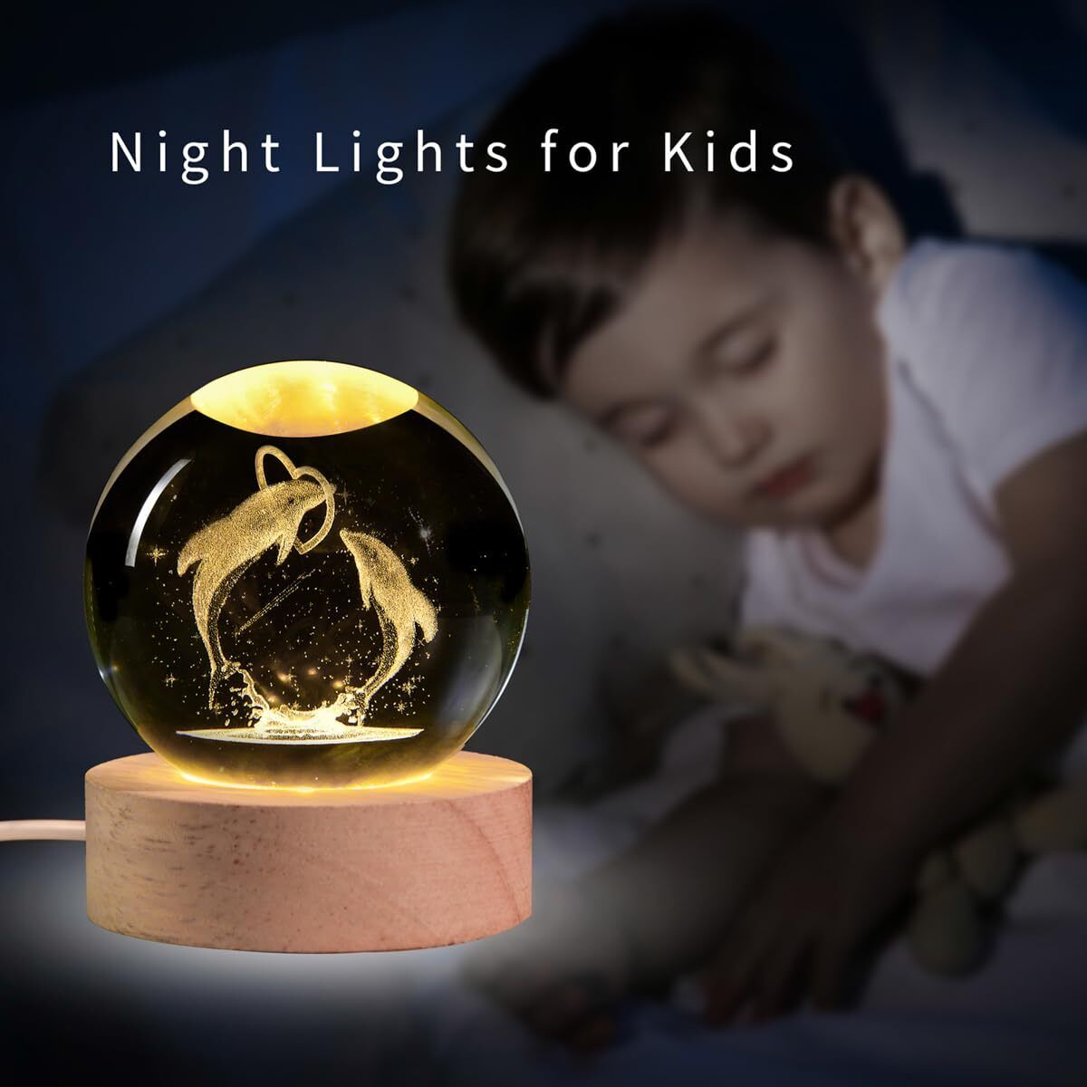 3D Dolphin Night Lamp