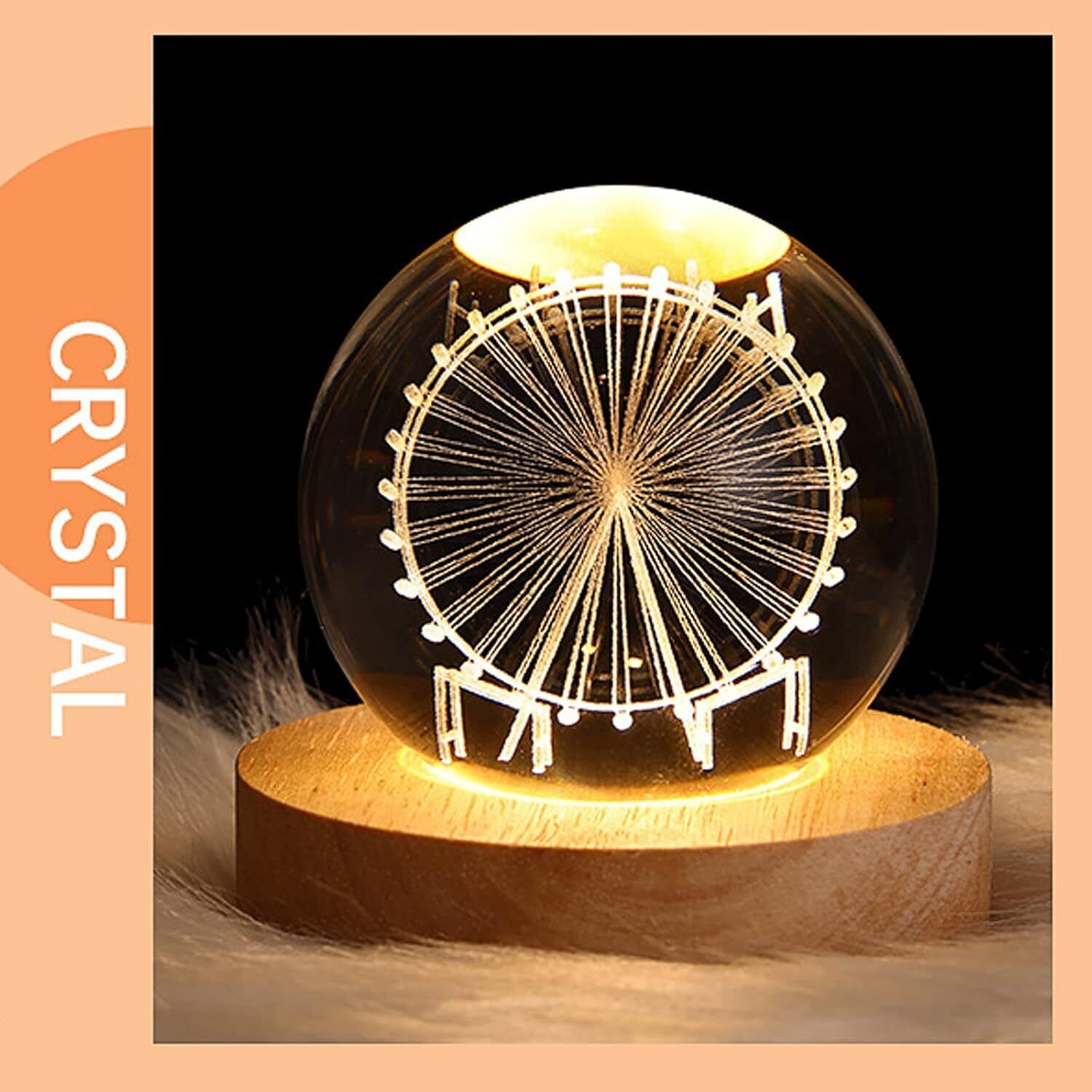 3D Ferris Wheel Night Lamp