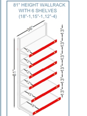 Salad Rack - Color: Red & White