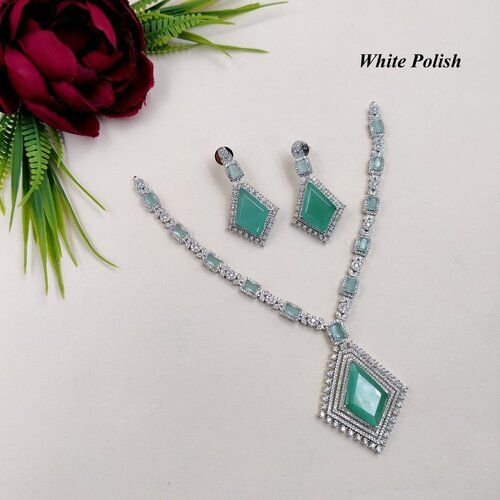 Sparkle Radiant American DIamond Necklace Set