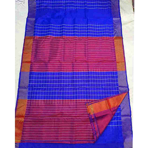 Blue Shade Stich Silk Saree - Occasion: Casual