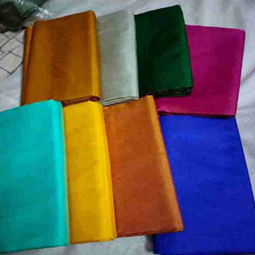 Pure Plain Monocolor Silk Saree - Color: Various Colour