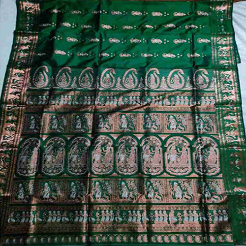 Sharnachuri Plain pure Silk Saree