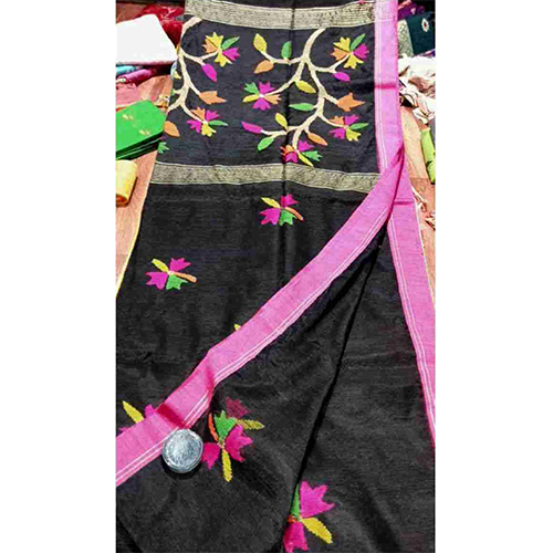 Blak Color Silk Saree