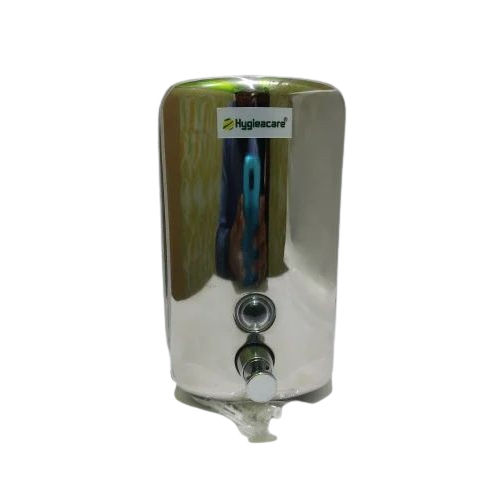 Stainless Steel Manual Soap Dispenser - Finish: Glossy