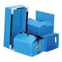 Pp Flute Sheet Board Box - High-quality Pp Material, Different Sizes Available, Elegant Blue Color, Hard And Durable For Safe Storage And Transportation