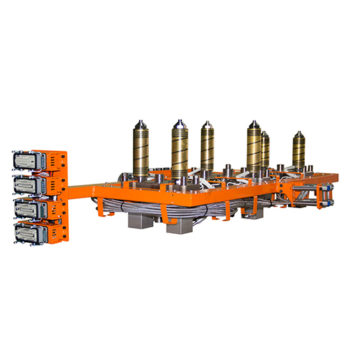 Screwed Prewired Hot Runner System - Material: Mild Steel