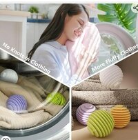 Mitsico Washer Balls, Laundry Agitator Washing Balls Reusable for Washing Machine, Tangle Free for Washing Machine, Laundry Washing Balls(pack of 3)