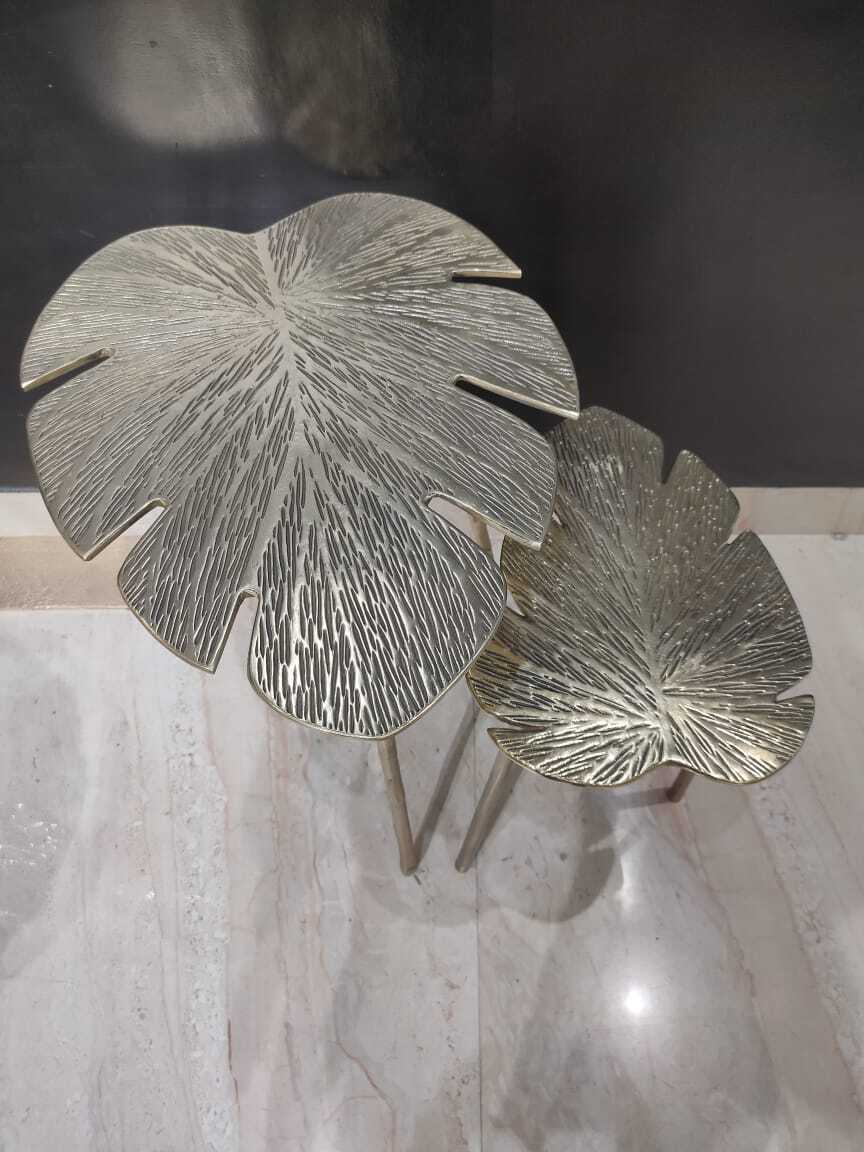 Brass Leaf Coffie Table