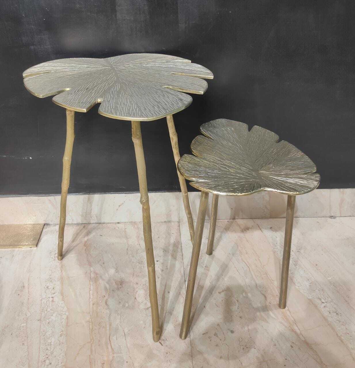 Brass Leaf Coffie Table