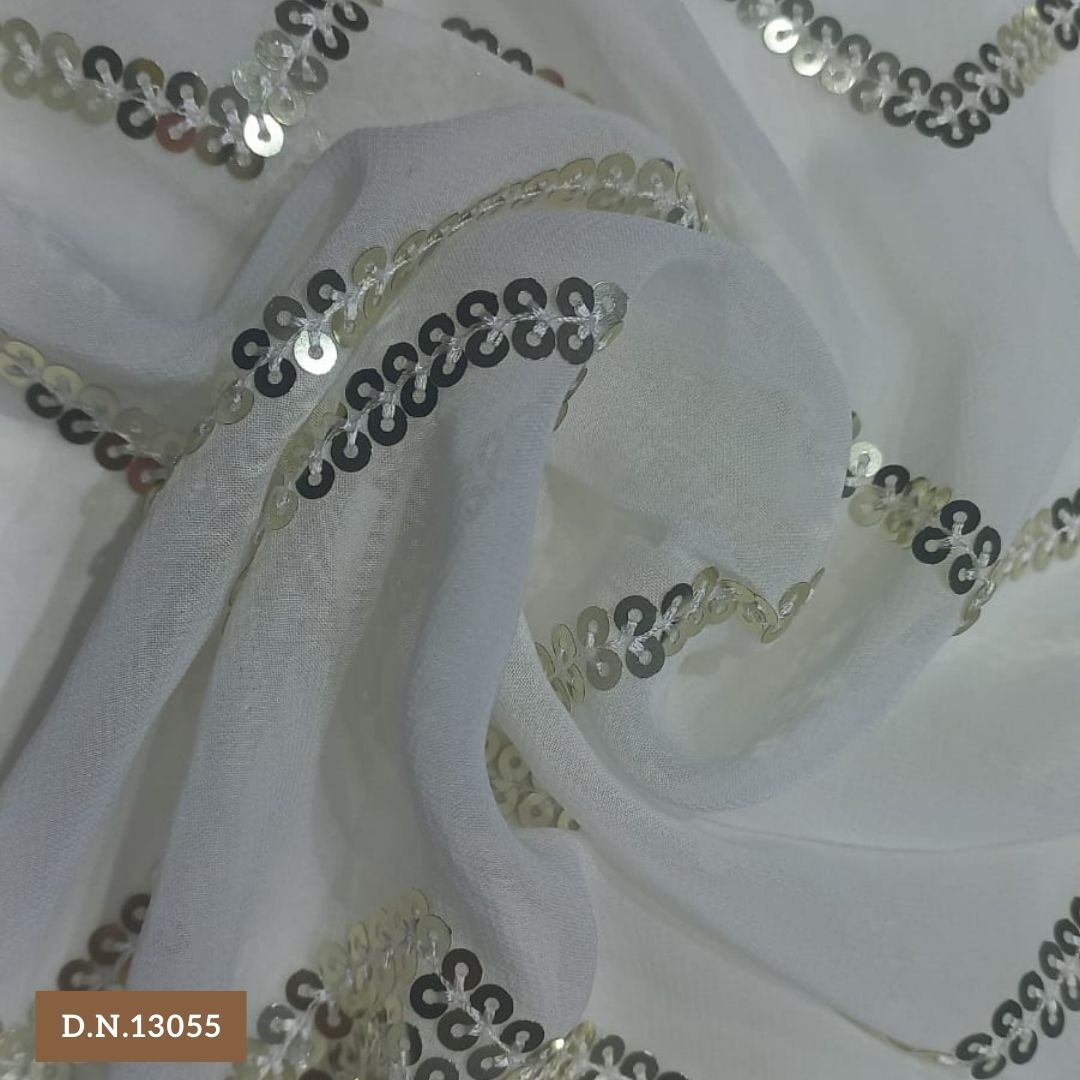 Daman Style Sequin Fabric For Elegant Lehengas And Gowns A Order Online