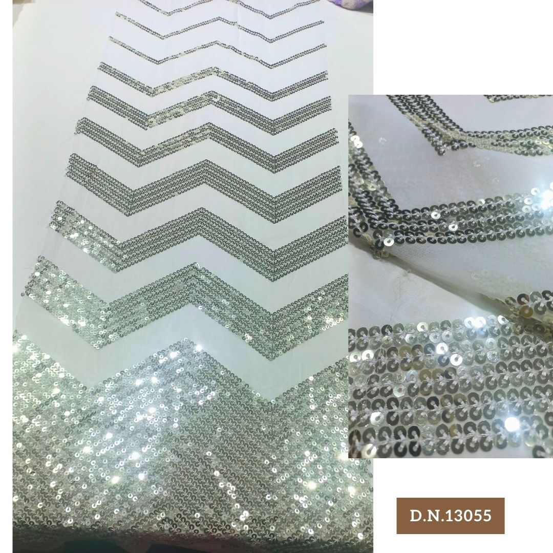 Daman Style Sequin Fabric For Elegant Lehengas And Gowns A Order Online