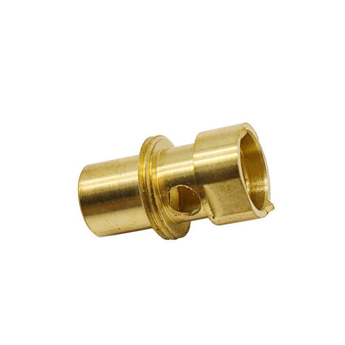 CNC Turning Brass Connector - High-Quality Brass, Polished Finish, Golden Color | Durable, Easy to Use, Versatile Industrial Applications