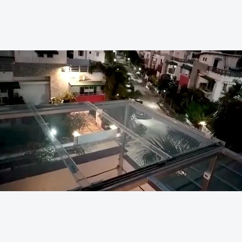 Glass Retractable Roof