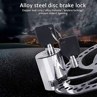 Mitsico Disc Brake Lock,Motorcycle Disc Brake Lock - Anti Theft Motorbike Security Wheel Disk Lock, Bike Disc Lock for Motorcycles, BicyclesBike, Electrombile, Electric Car, Rust-Proof and Durable