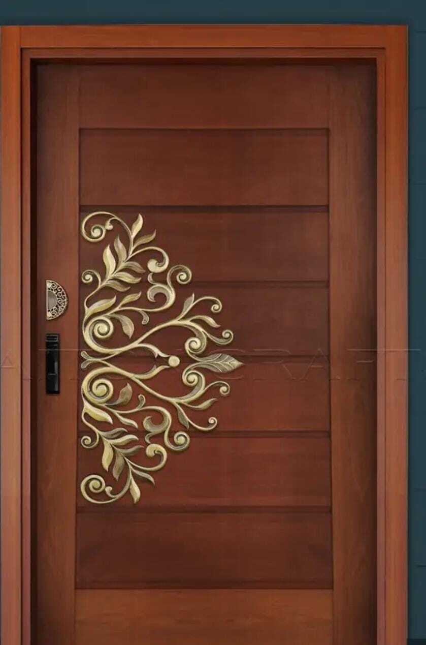 Brass door design