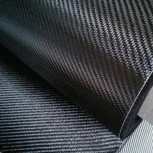 Carbon Fiber Fabric Twill 400 Gsm - Color: Black