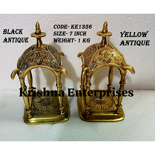 Brass Antique Temple - Color: Golden