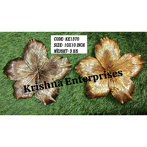 Ke1370 Brass Wall Hanging Hibiscus Flowers - Color: Different Available