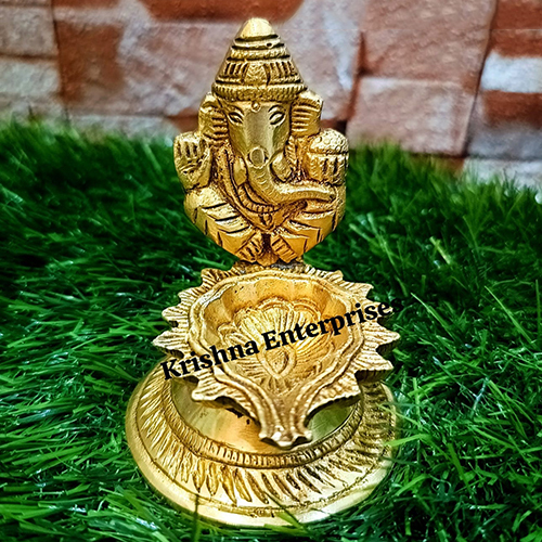  Brass Ganesh Diya