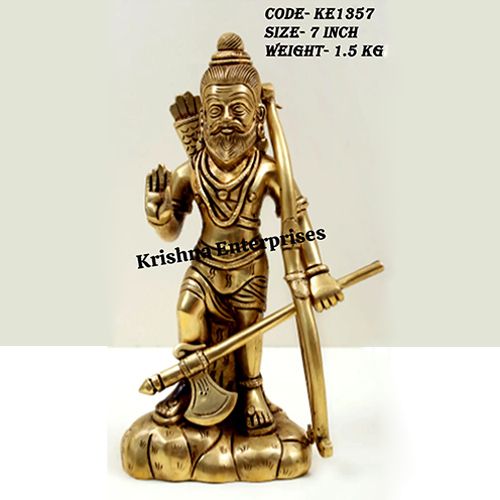 Brass Parshuram Statue