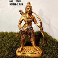 Brass Ram Statue - Color: Golden