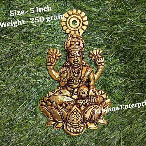 250g Brass Wall Hanging Laxmi Statue