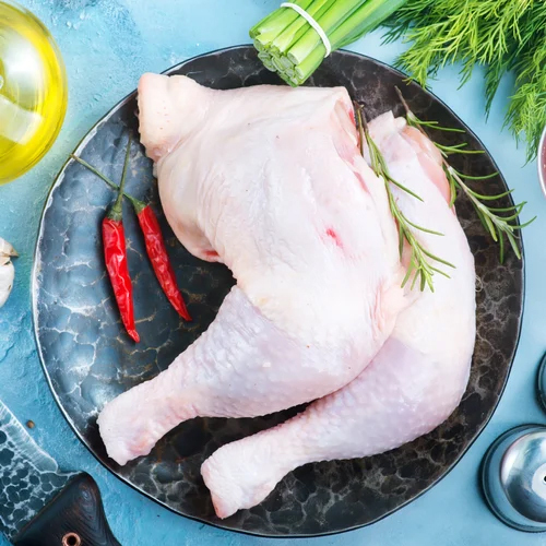 Frozen Skin Chicken Leg - Processing Type: Chopped