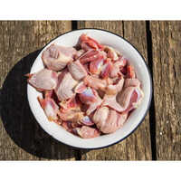 Chilled Chicken Gizzard - Chopped Chicken Gizzard, Frozen Food With 9 Months Shelf Life | Versatile Texture For Salads, Soups, Stir-fries