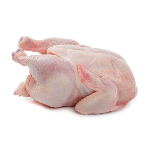 Chilled Skinless Whole Chicken - Processing Type: Peeled