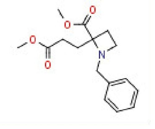 2-Azetidinepropanoic acid, 2-(methoxycarbonyl)-1-(phenylmethyl)-, methyl ester