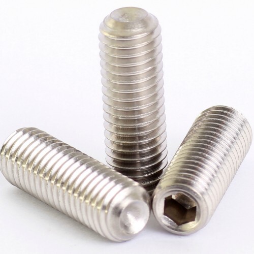 Socket Set Screws - Color: Silver