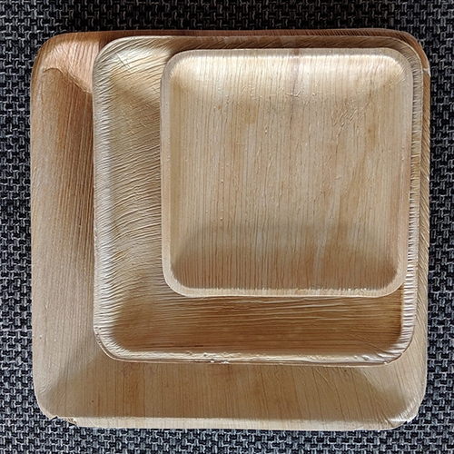 Areca Square Plate Set