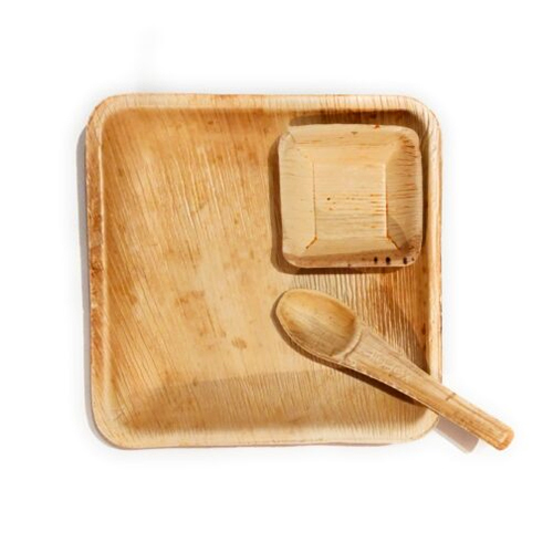 Areca Square Snack Set