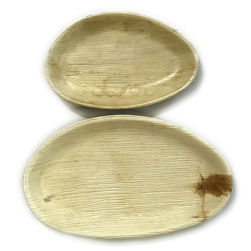 Areca Egg Shaped Plate - Application: Commercial / Personal