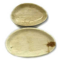 Areca Egg Shaped Plate