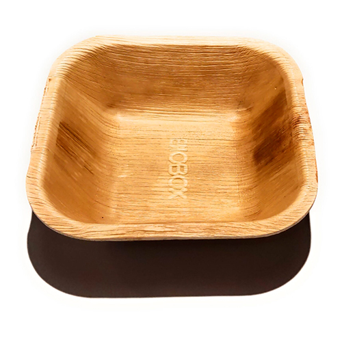 4 Inch Areca Square Bowl