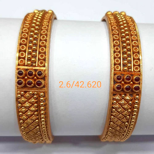 Antique Bangle Gold Plated - Feature: Fashion