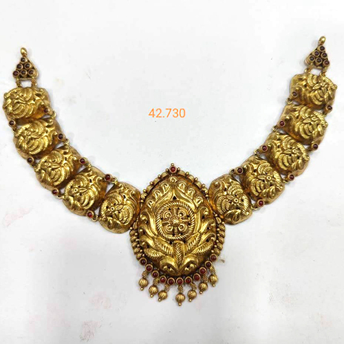 Mango Gold Plated Necklace - Color: Golden