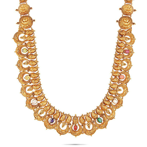 Royal Nagas Gold Haram Necklace