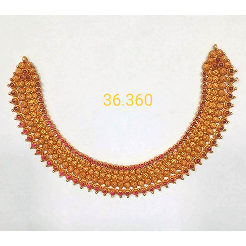 Antique Necklace - Color: Golden