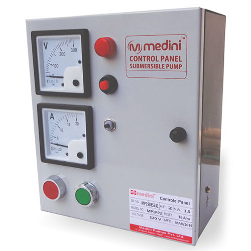 Mp1Pp2 Submersible Pump Control Panel - Base Material: Metal Base