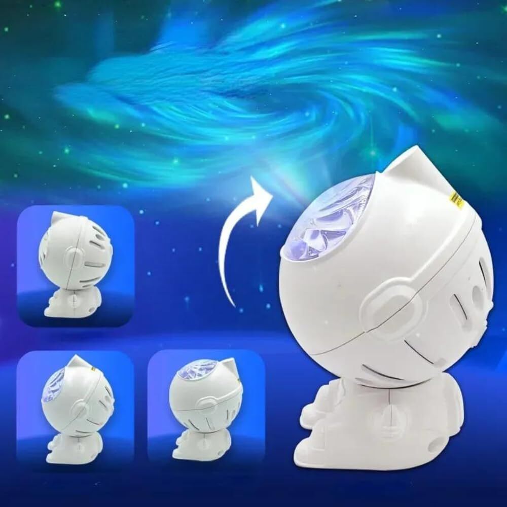 Astronaut Starry Nebula Ceiling Led Projector Lamp - Height: 5 Centimeter (Cm)