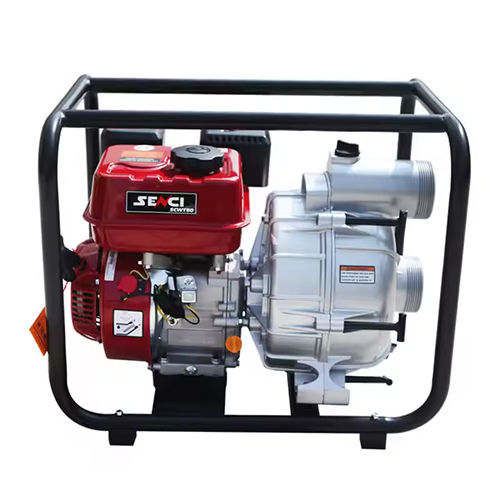 Senci Scwt100 4 Inch Gasoline Engine Trash Water Pump - Color: Red & Black