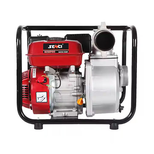 Senci Lower Oil Temperature 3 Inch 3 Hp Gasoline Engine Water Pump - Color: Red & Black